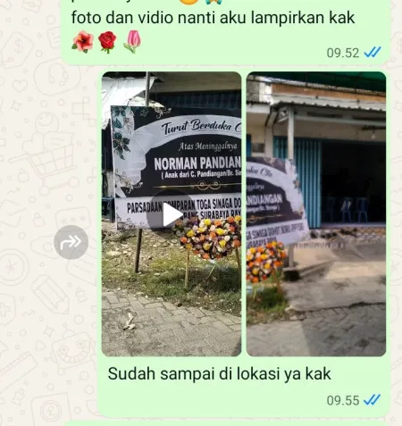 Pengiriman Karangan Bunga Pagesangan Jambangan