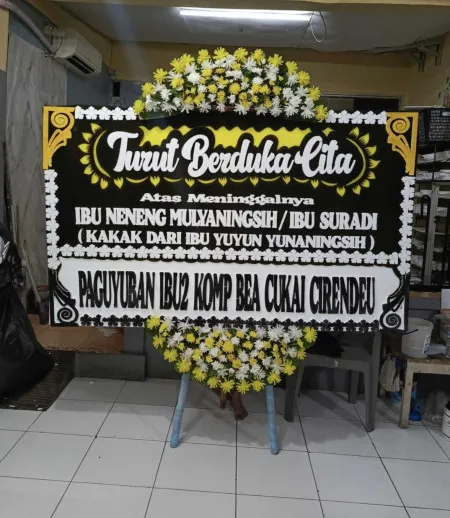 Papan Bunga Duka Pagesangan Jambangan